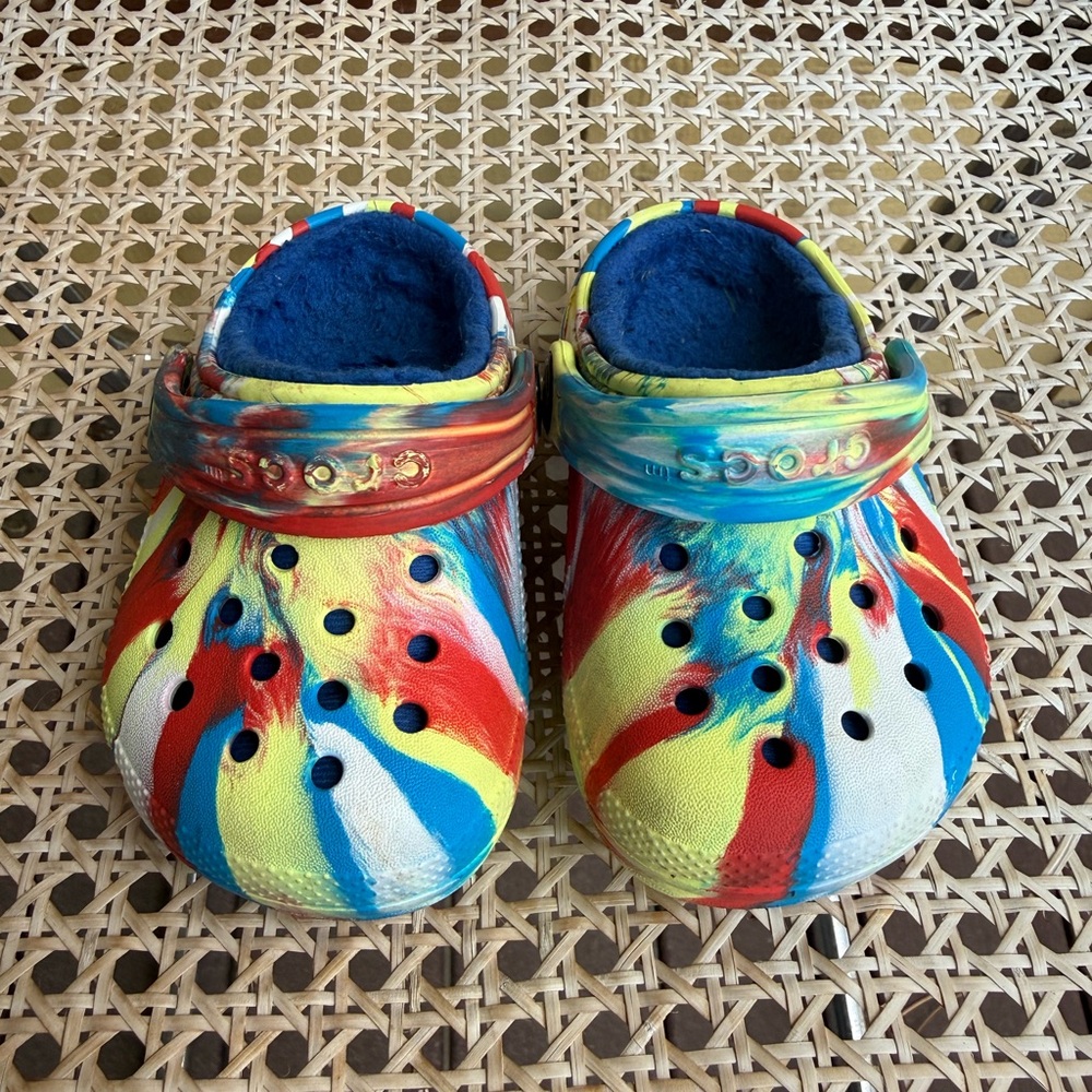 Crocs Classic Lined Clogs Kids size c5